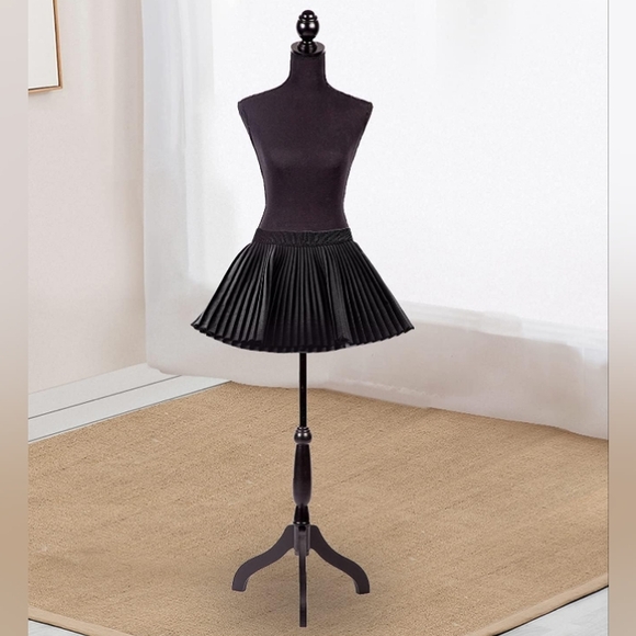 NWT! Female Mannequin Full Torso Stand (Black Wood) Can also be Sewing Mannequin - Picture 7 of 7